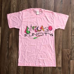 NEW 80's Vintage Chicago Fun City Ched Tee Shirt M